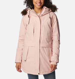 Columbia Payton Pass Insulated Women's Coats Pink | SHNOXB-014