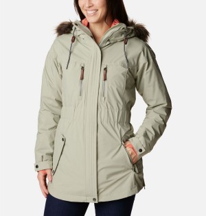 Columbia Payton Pass Interchange Women's Coats Green | YKDWRV-390