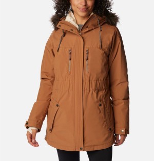 Columbia Payton Pass Interchange Women's Coats Brown | IPVBMF-935