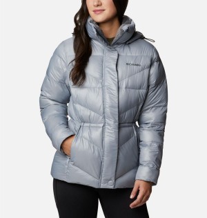 Columbia Peak to Park II Insulated Hooded Women's Puffer Jacket Grey | VTJLBE-910