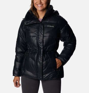 Columbia Peak to Park II Insulated Hooded Women's Puffer Jacket Black | JQGYWE-451