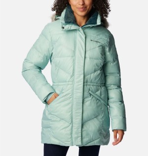 Columbia Peak to Park Mid Insulated Women's Puffer Jacket Turquoise | CIYQXA-160