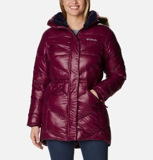 Columbia Peak to Park Mid Insulated Women's Puffer Jacket Red | RTZJEI-490