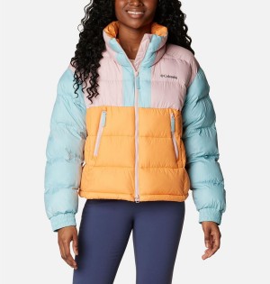 Columbia Pike Lake II Cropped Women's Puffer Jacket Multicolor | JKRXYM-174