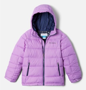 Columbia Pike Lake II Hooded Kids' Jacket Purple | XORCZW-657