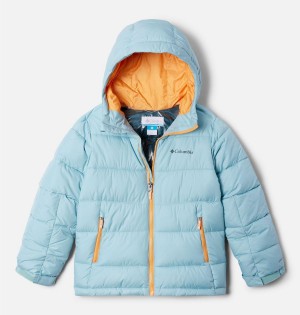 Columbia Pike Lake II Hooded Kids' Jacket Blue | IZMAHJ-643