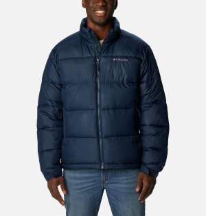 Columbia Pike Lake II Insulated Men's Puffer Jacket Navy | UKYGTF-368