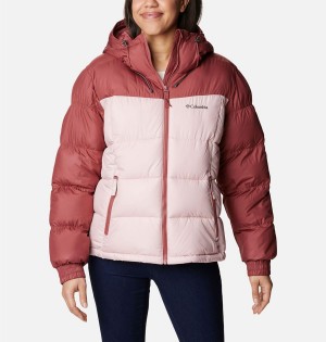 Columbia Pike Lake II Insulated Women's Puffer Jacket Pink | GJVUNI-053
