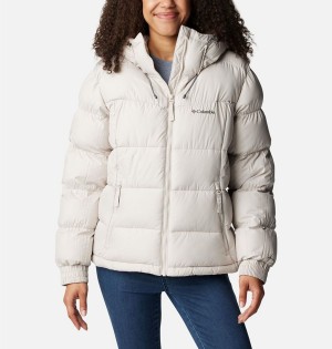Columbia Pike Lake II Insulated Women's Puffer Jacket White | MOPWRZ-135