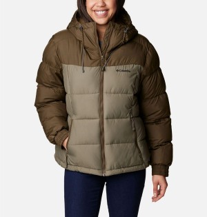 Columbia Pike Lake II Insulated Women's Puffer Jacket Olive | RMKNIB-157