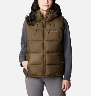 Columbia Pike Lake II Insulated Women's Vest Olive | FZXMGB-961