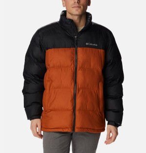 Columbia Pike Lake Insulated Men's Puffer Jacket Orange | EYXLGK-038