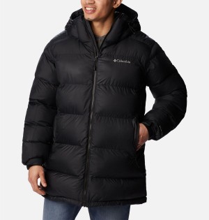 Columbia Pike Lake Parka Insulated Men's Puffer Jacket Black | ZTNBUQ-493