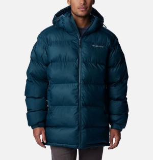 Columbia Pike Lake Parka Insulated Men's Puffer Jacket Navy | FJXLQS-172