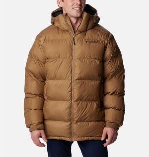 Columbia Pike Lake Parka Insulated Men's Puffer Jacket Brown | DFMEUT-062