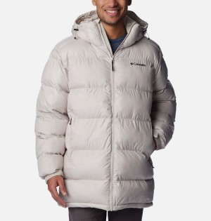 Columbia Pike Lake Parka Insulated Men's Puffer Jacket White | GHQCJL-897