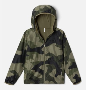 Columbia Pixel Grabber Reversible Kids' Jacket Green | ZDQANB-129