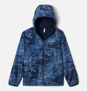 Columbia Pixel Grabber Reversible Kids' Jacket Navy | RMQVTL-923