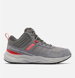 Columbia Plateau Venture Mid Men's Hiking Shoes Grey | CODURZ-087
