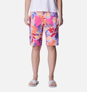 Columbia Pleasant Creek Board Women's Shorts Pink | UXCJVY-290