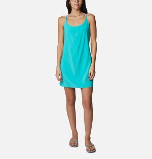 Columbia Pleasant Creek Stretch Women's Dress Turquoise | PSNXBG-593