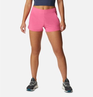Columbia Pleasant Creek Stretch Women's Shorts Pink | FIKGJH-163