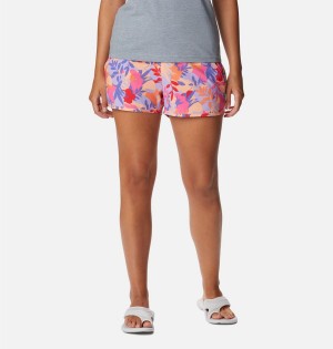 Columbia Pleasant Creek Stretch Women's Shorts Pink | TAXHWM-806