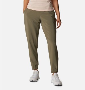 Columbia Pleasant Creek Warm Joggers Women's Pants Green | NFMXHG-701
