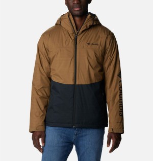 Columbia Point Park Insulated Men's Puffer Jacket Brown | WFGKHZ-796