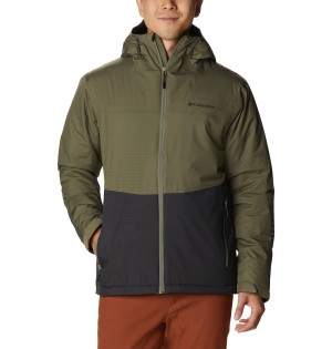 Columbia Point Park Insulated Men's Puffer Jacket Green | XMPITR-706