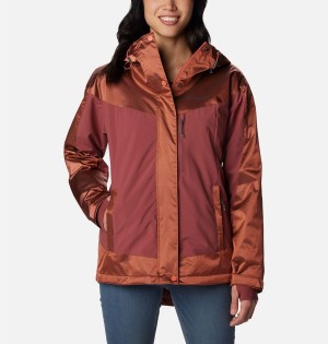 Columbia Point Park Insulated Women's Puffer Jacket Coral | IPMDSL-153