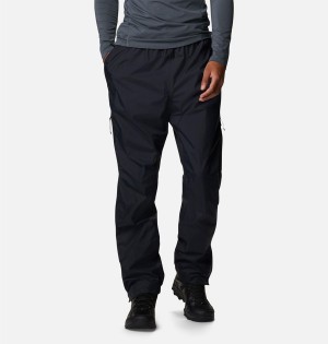 Columbia Pouring Adventure 2L Rain Men's Pants Black | MBZJYQ-124