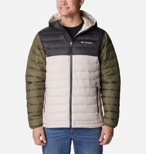 Columbia Powder Lite Hooded Insulated Men's Puffer Jacket Multicolor | HUSOFY-095
