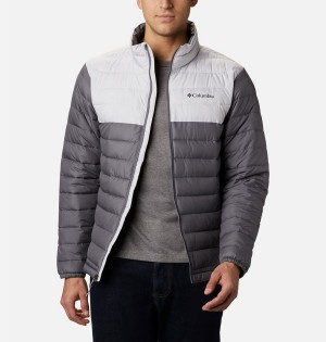 Columbia Powder Lite Insulated Men's Puffer Jacket Grey | EZGIRM-957