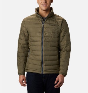 Columbia Powder Lite Insulated Men's Puffer Jacket Green | VSBTLW-612