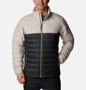 Columbia Powder Lite Insulated Men's Puffer Jacket Black | GYSAZX-456