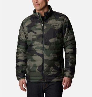 Columbia Powder Lite Insulated Men's Puffer Jacket Green | KCFOSR-253