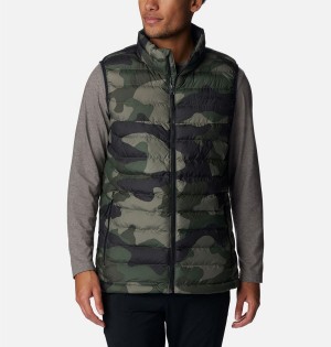 Columbia Powder Lite Men's Vest Green | SUIDYT-146