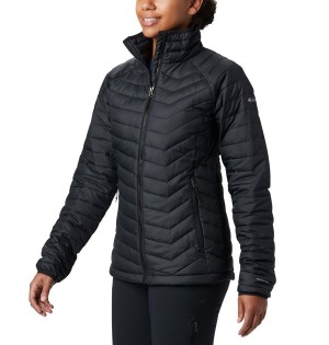 Columbia Powder Lite Women's Puffer Jacket Black | ZPKBHJ-381