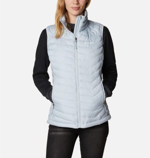 Columbia Powder Lite Women's Vest Grey | LSQAGR-284