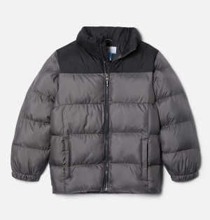 Columbia Puffect Kids' Jacket Grey | UIBWYK-473