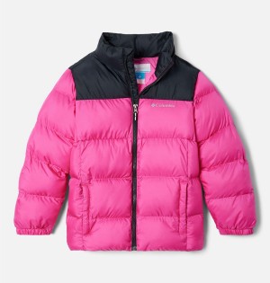 Columbia Puffect Kids' Jacket Pink | OLMWCV-956