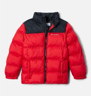 Columbia Puffect Kids' Jacket Red | TVFIRX-869