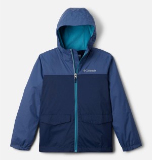 Columbia Rain-Zilla Kids' Jacket Blue | FWHMVK-690
