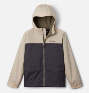 Columbia Rain-Zilla Kids' Jacket Khaki | HWQRYK-751