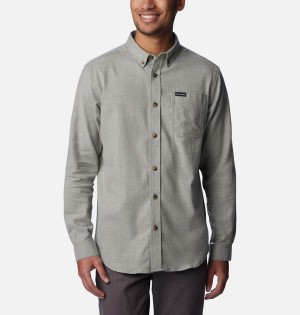 Columbia Rapid Rivers II Long Sleeve Men's Shirt Grey | WCPZJR-908