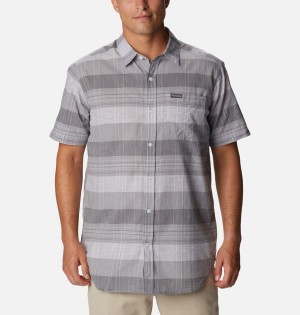 Columbia Rapid Rivers Novelty Short Sleeve Men's Shirt Grey | RNXAHF-357