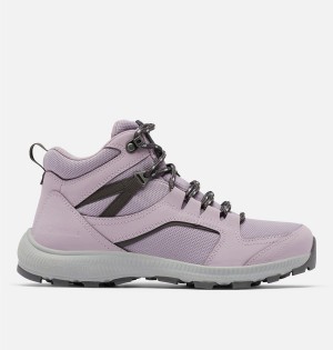 Columbia Re-Peak Mid Women's Hiking Shoes Purple | ZDPVMA-672