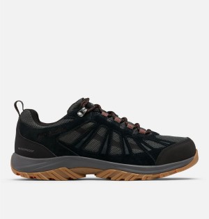 Columbia Redmond III Low Waterproof Men's Hiking Shoes Grey | JHQFUR-312