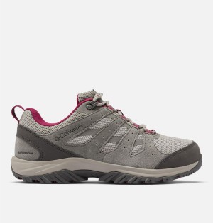 Columbia Redmond III Low Waterproof Women's Hiking Shoes Grey | YRJMPZ-754